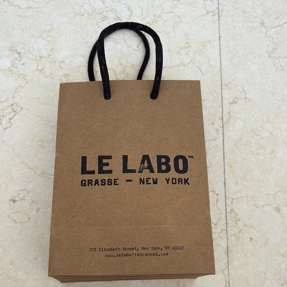 Le Labo Brown Kraft Paper Bag with Black Handles